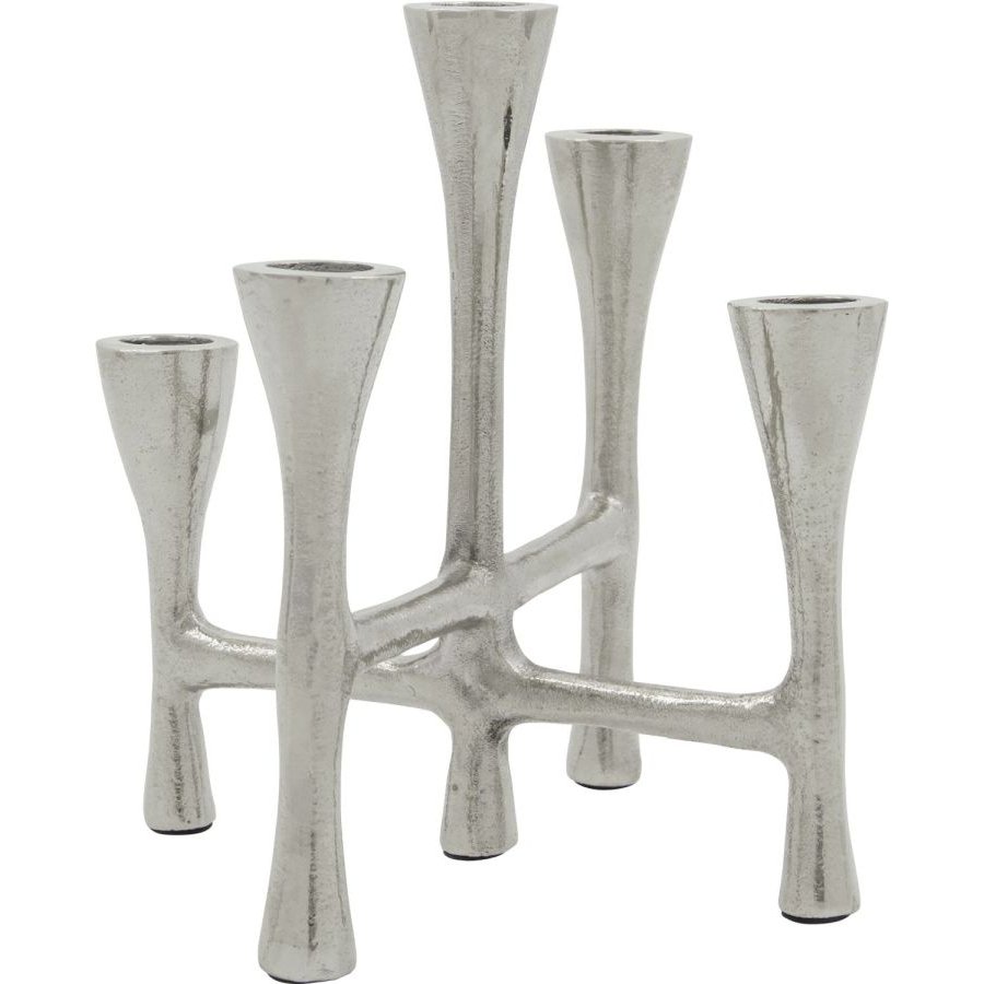 House Doctor Tristy Lysestage H20 cm, S�lvfinish