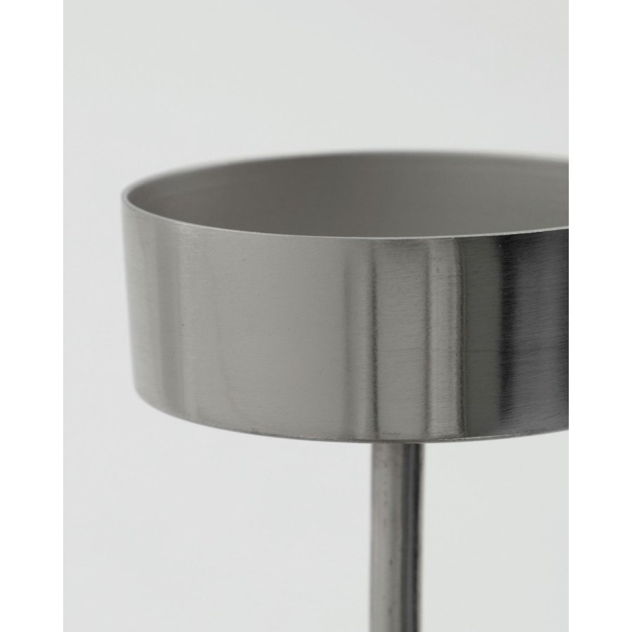 House Doctor Anit Fyrfadsstage H10 cm, S�lvfinish