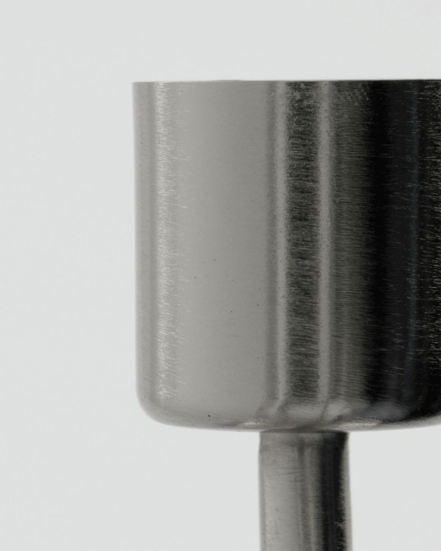 House Doctor Anit Lysestage H7 cm, S�lvfinish