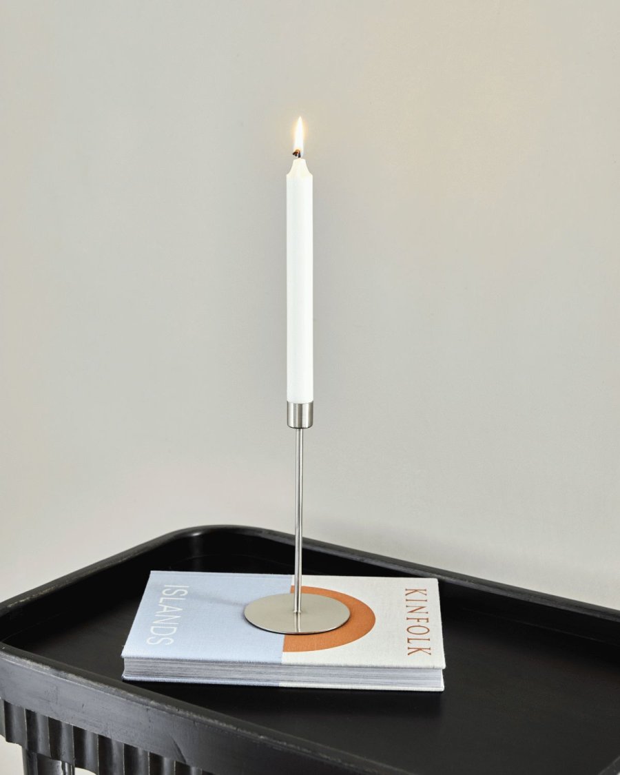 House Doctor Anit Lysestage H20 cm, S�lvfinish