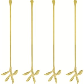 House Doctor Serve R�repinde 4 stk. 19 cm, Antik Guld