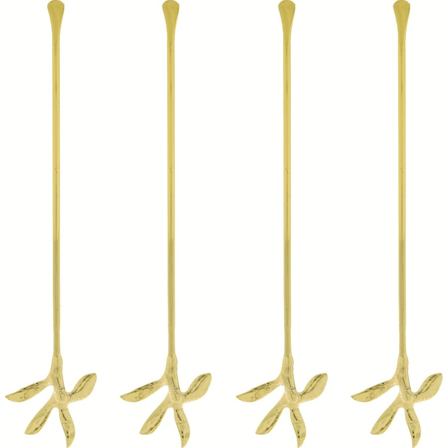 House Doctor Serve R�repinde 4 stk. 19 cm, Antik Guld