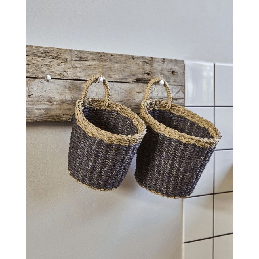 House Doctor Here Kurv 2 stk, Blomme/S�gr�s