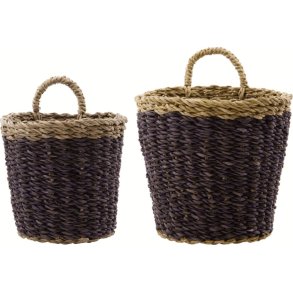 House Doctor Here Kurv 2 stk, Blomme/S�gr�s