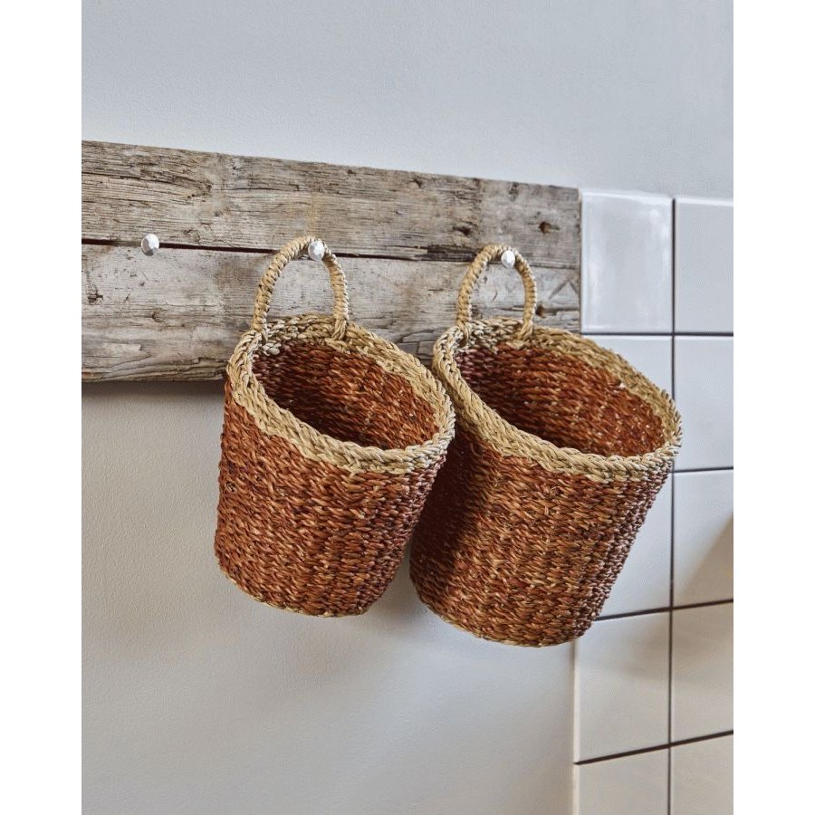 House Doctor Here Kurv 2 stk, Brun