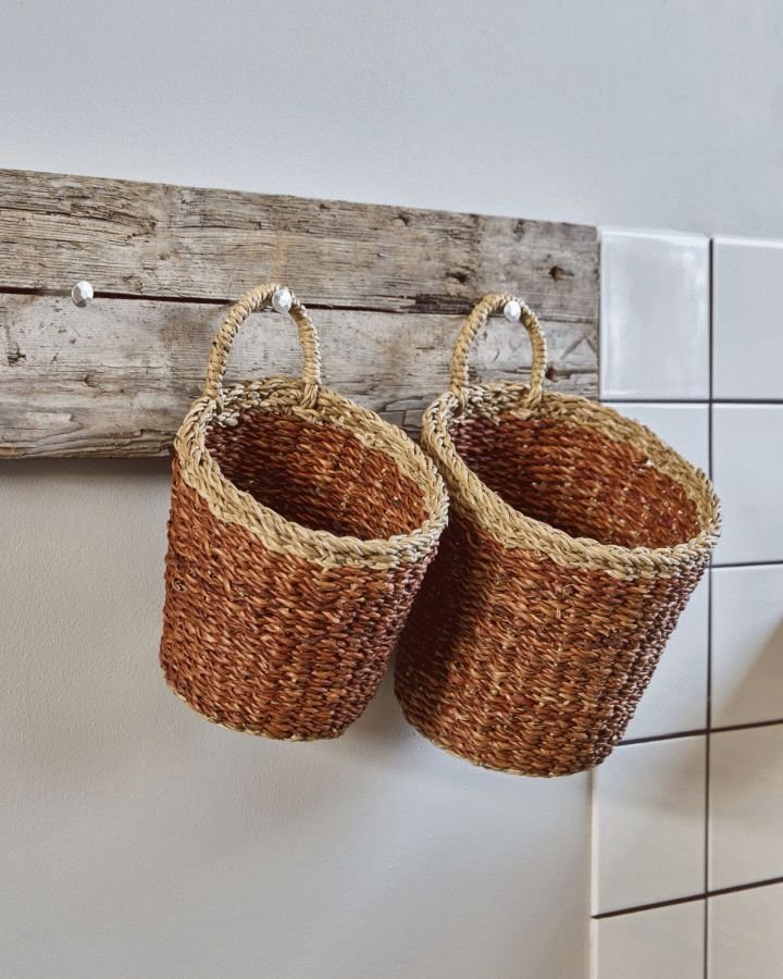 House Doctor Here Kurv 2 stk, Brun