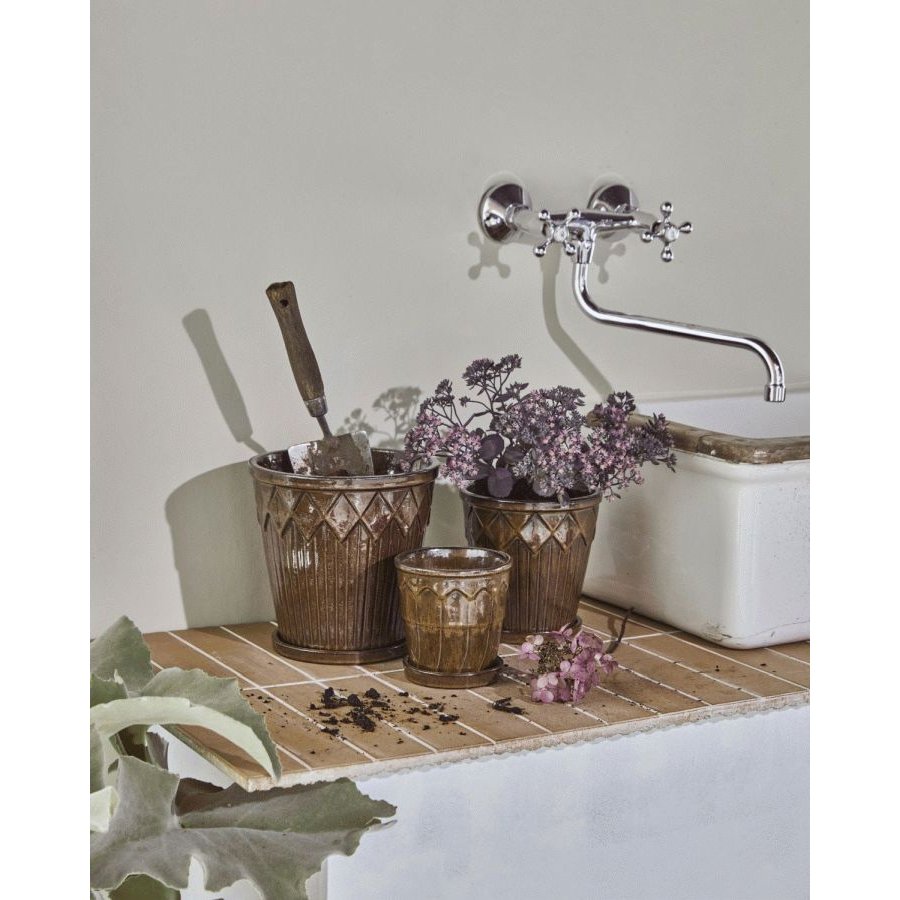 House Doctor Cora Urtepotte 3 stk, Brun