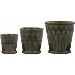 House Doctor Cora Urtepotte 3 stk, Gr�