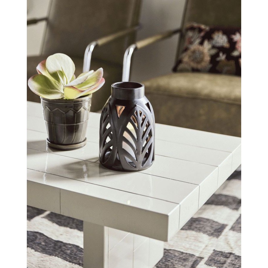 House Doctor Elm Lanterne H22 cm, Sort