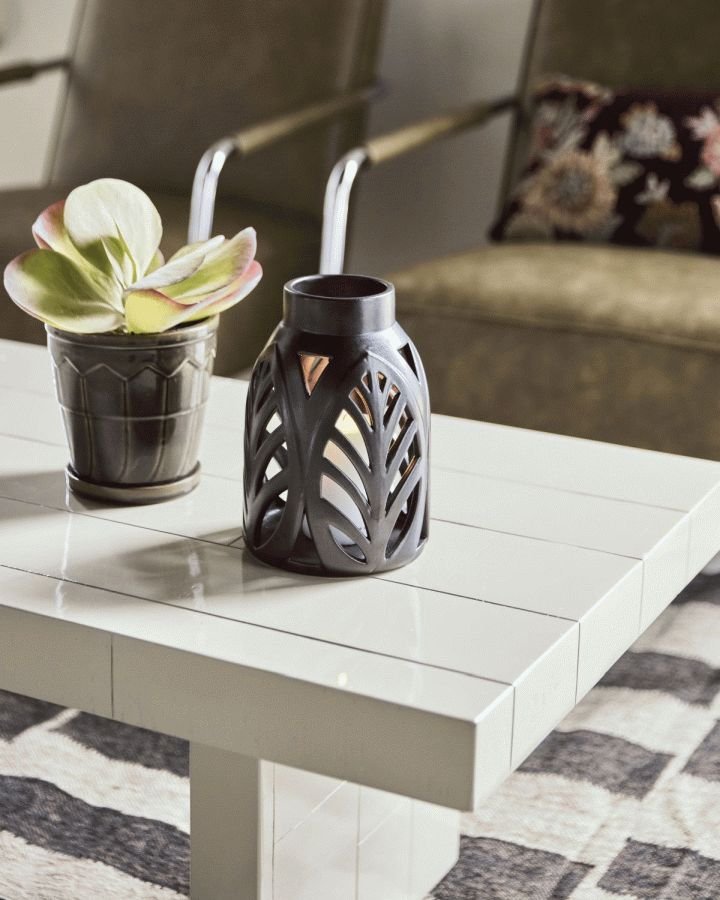 House Doctor Elm Lanterne H22 cm, Sort