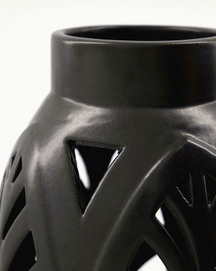 House Doctor Elm Lanterne H22 cm, Sort