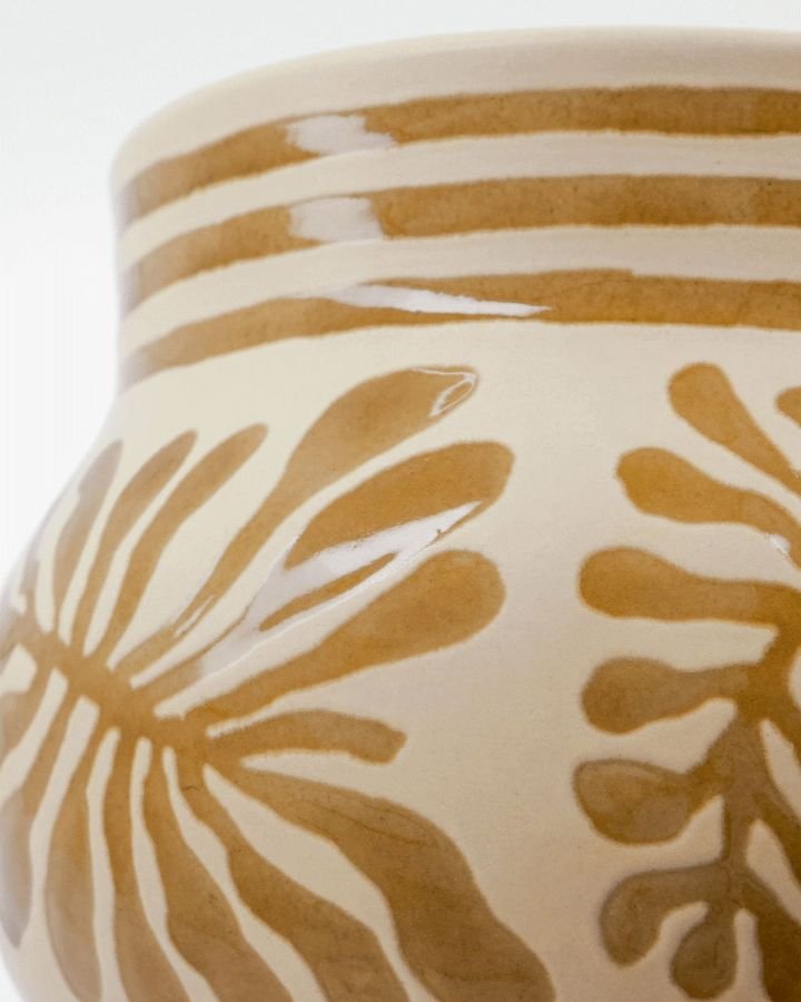 House Doctor Ivy Urtepotte H20 cm, Beige