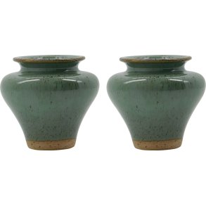 House Doctor Kolo Vase 2 stk. H8,5 cm, Gr�n