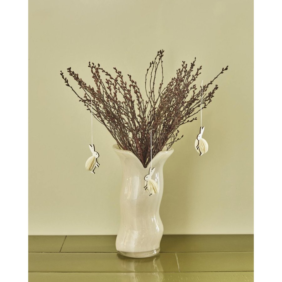 House Doctor Rabb Osterdeko 6er Set, Cremefarben