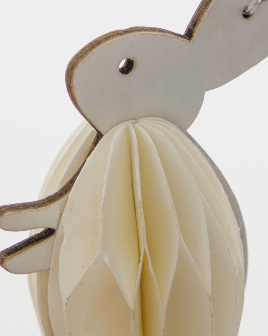 House Doctor Rabb Osterdeko 6er Set, Cremefarben