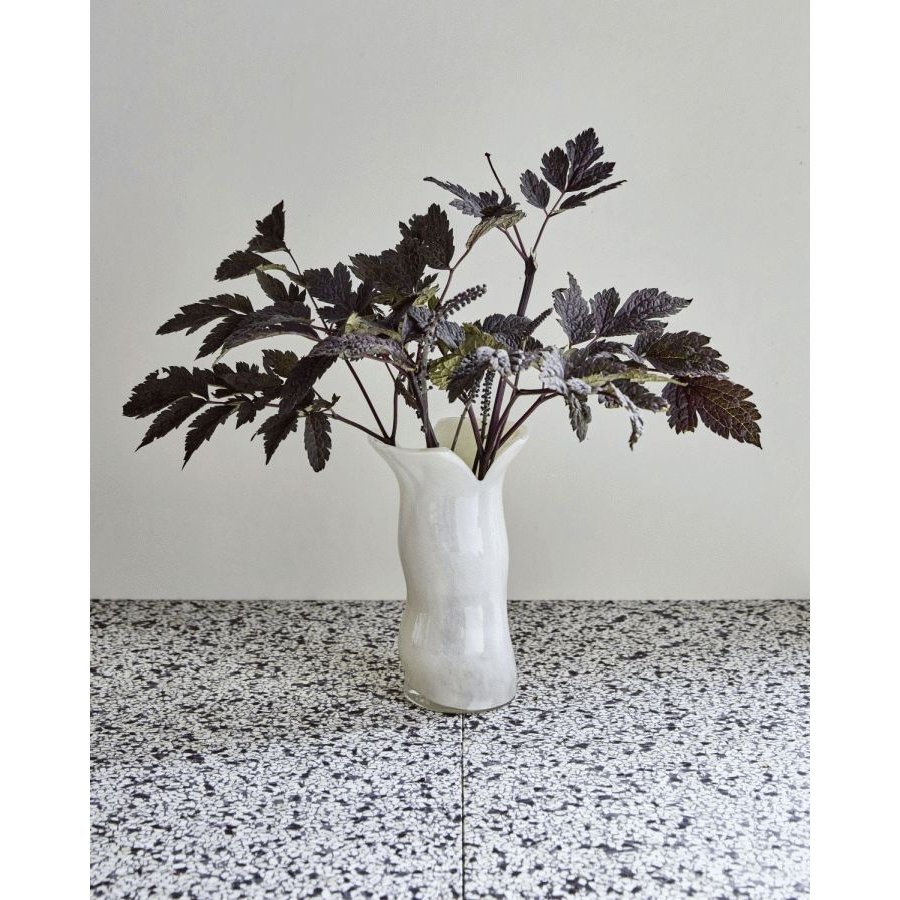 House Doctor Cuff Vase 2 stk. H24 cm, R�hvid