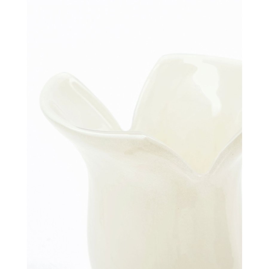 House Doctor Cuff Vase 2 stk. H24 cm, R�hvid