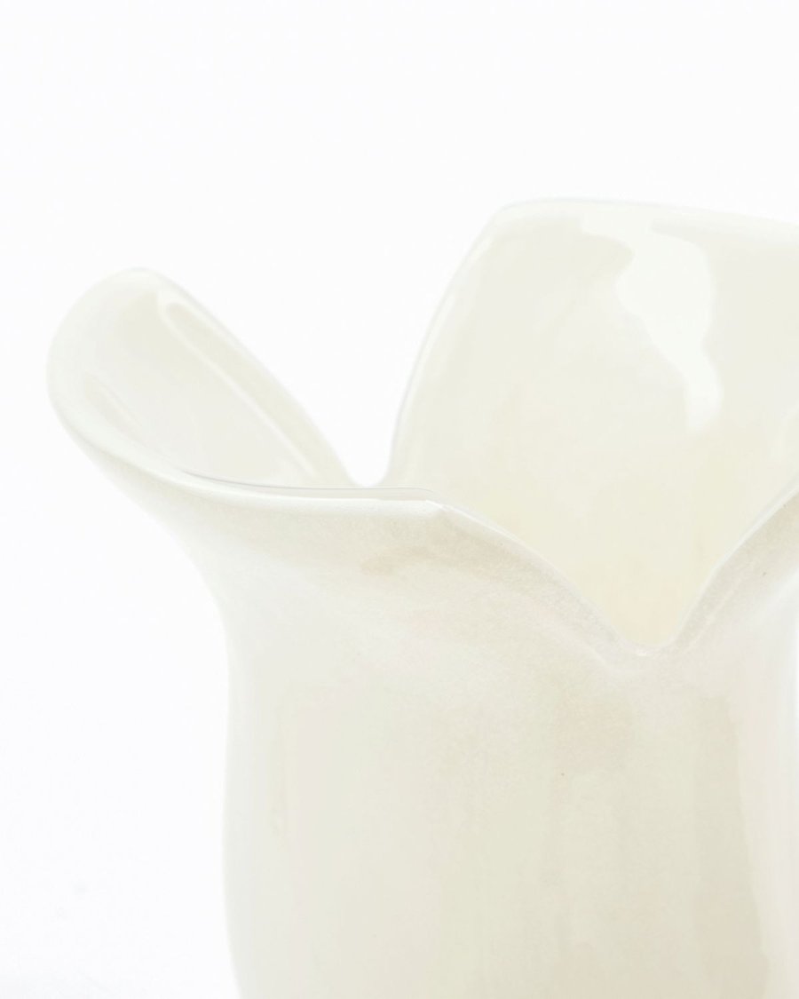 House Doctor Cuff Vase 2 stk. H24 cm, R�hvid