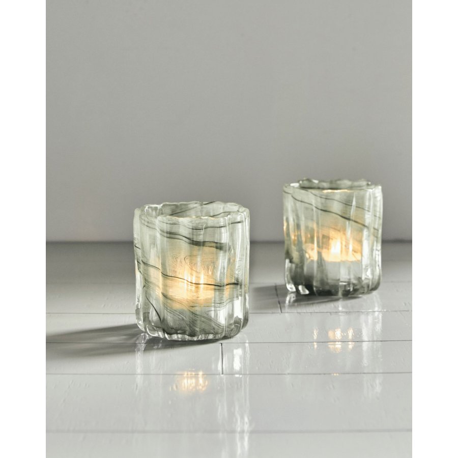 House Doctor Curl Fyrfadsstage 2 stk. H11,5 cm, Gr�n