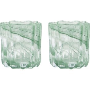 House Doctor Curl Fyrfadsstage 2 stk. H11,5 cm, Gr�n