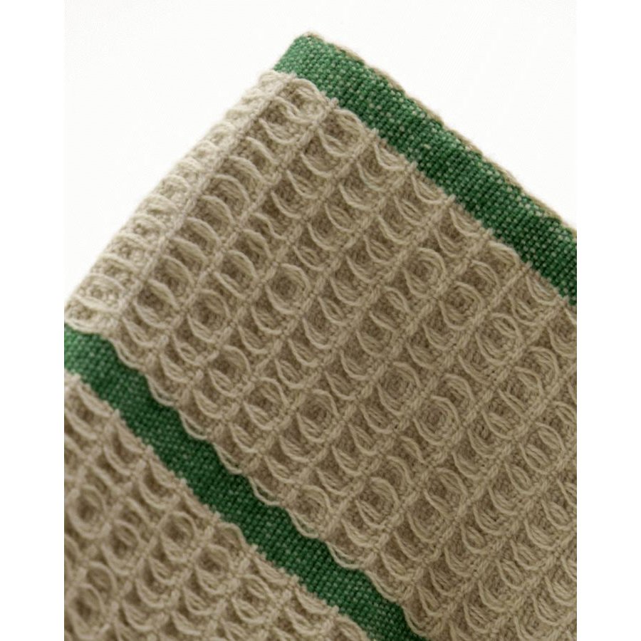 House Doctor Rena Karklud 30x30 cm, Sand/Gr�n