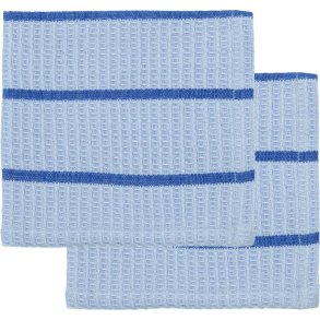 House Doctor Rena Karklud 30x30 cm, Lysebl�/Bl�