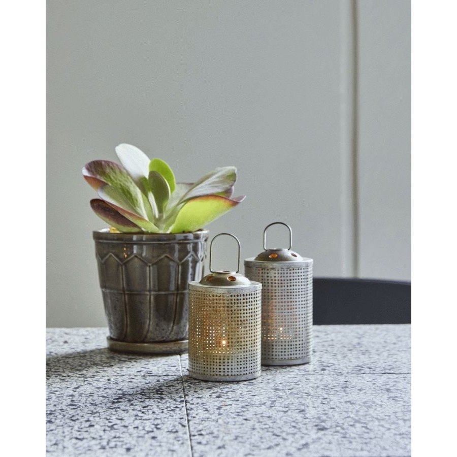 House Doctor Meta Fyrfadsstage 2 stk, Antik Messingfinish