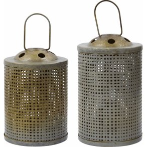 House Doctor Meta Fyrfadsstage 2 stk, Antik Messingfinish