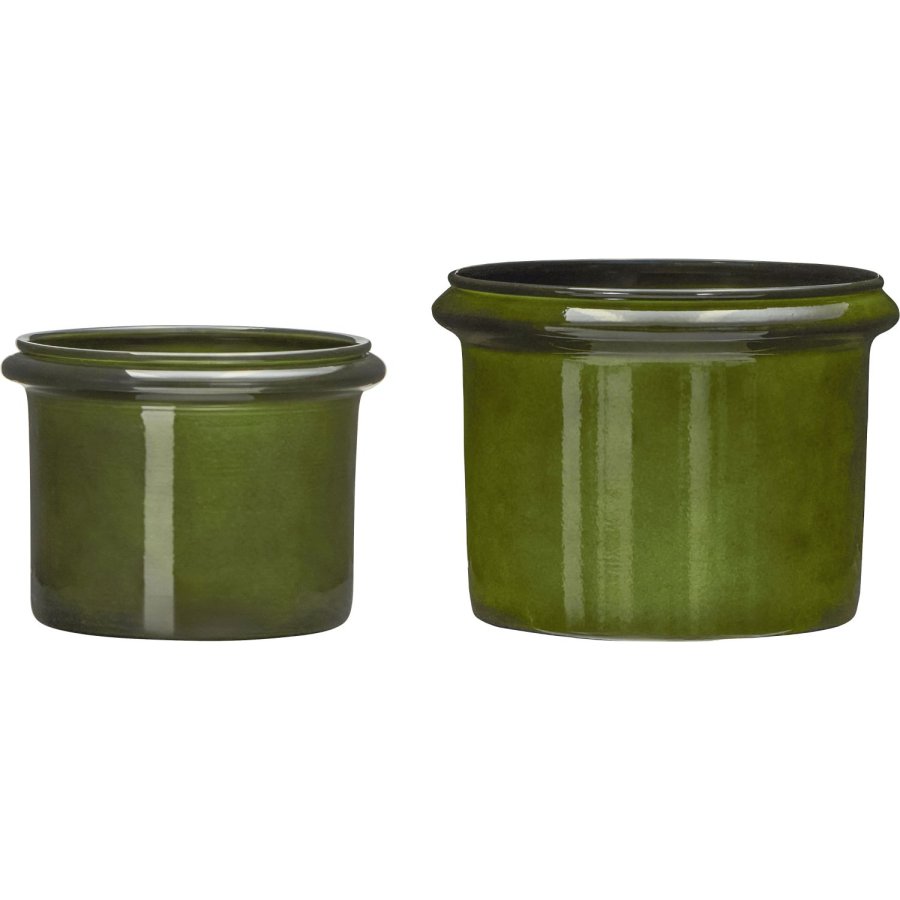 House Doctor Hoop Urtepotte 2 stk, Gr�n
