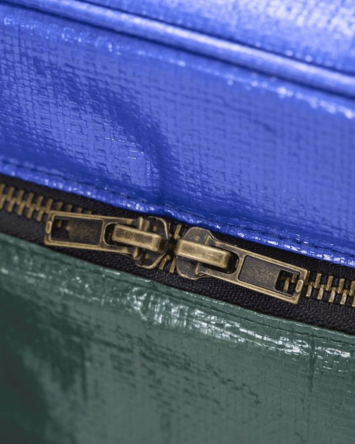 House Doctor Picnic K�letaske 19,5x38 cm, M�rkegr�n/Bl�