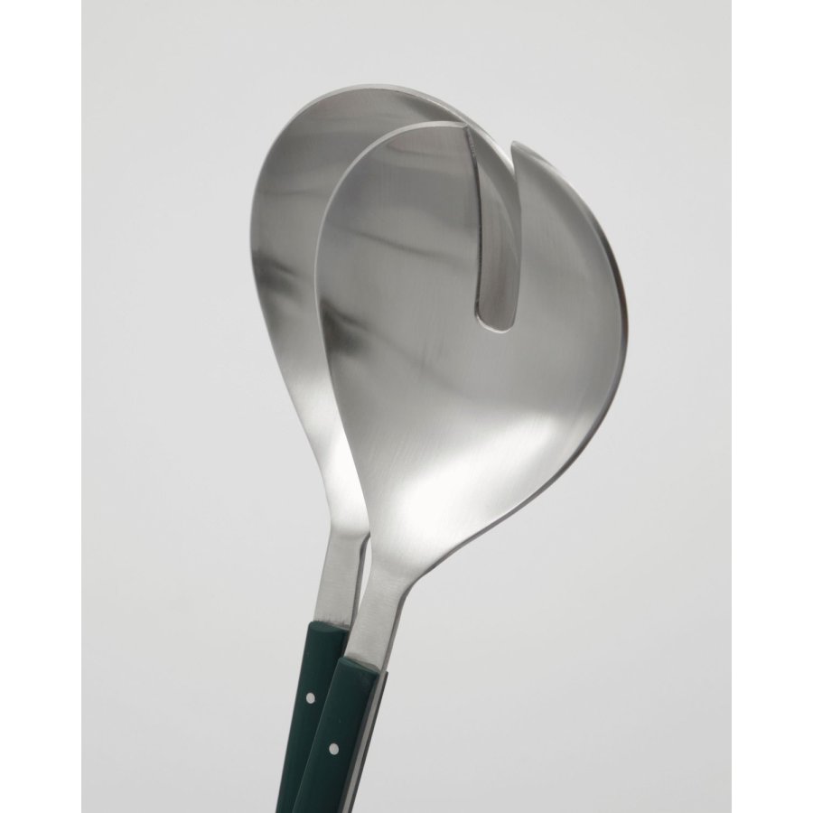 House Doctor Lata Salatbestik 2 Dele, M�rkegr�n/S�lvfinish