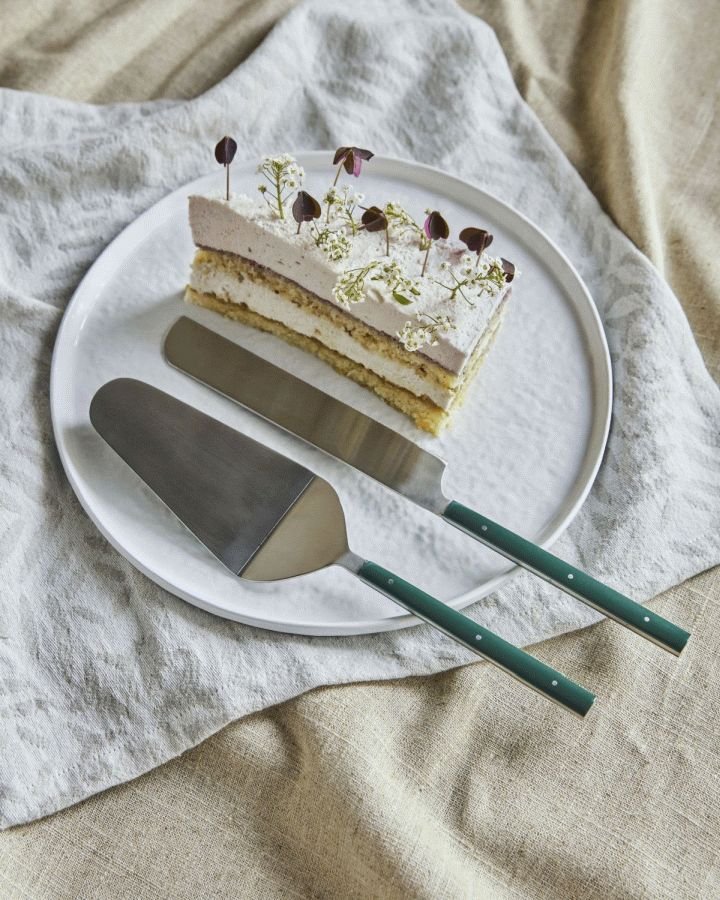 House Doctor Lata Kageskes�t 2 Dele, M�rkegr�n/S�lvfinish