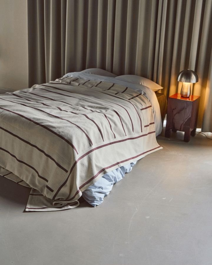 House Doctor Nula Senget�ppe 250x250 cm, R�hvid/Brun