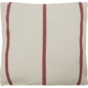 House Doctor Nula Pudebetr�k 50x50 cm, R�hvid/Brun