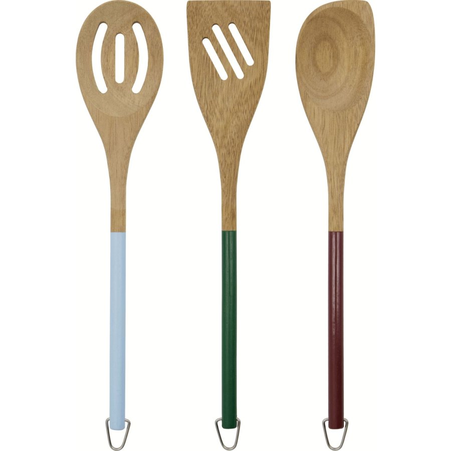 Nicolas Vah&eacute; Topflappen Set 3er Set, Rot/Blau/Gr&uuml;n