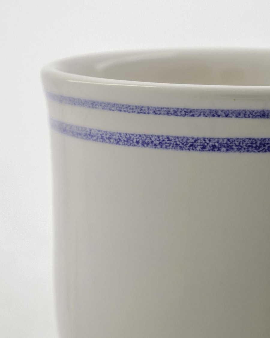 Nicolas Vah&eacute; Bistro Krus 2 stk., Bl�/Hvid