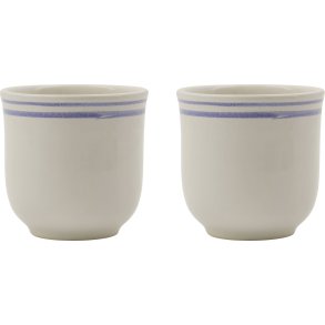 Nicolas Vah&eacute; Bistro Krus 2 stk., Bl�/Hvid