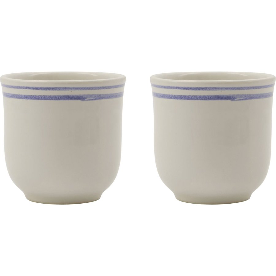 Nicolas Vah&eacute; Bistro Krus 2 stk., Bl�/Hvid