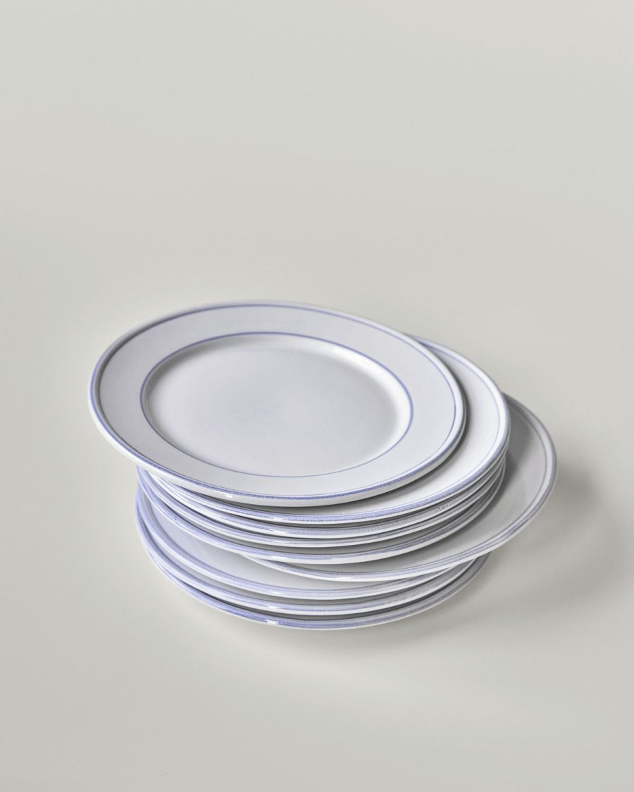 Nicolas Vah&eacute; Bistro Tallerken 2 stk. 27 cm, Bl�/Hvid