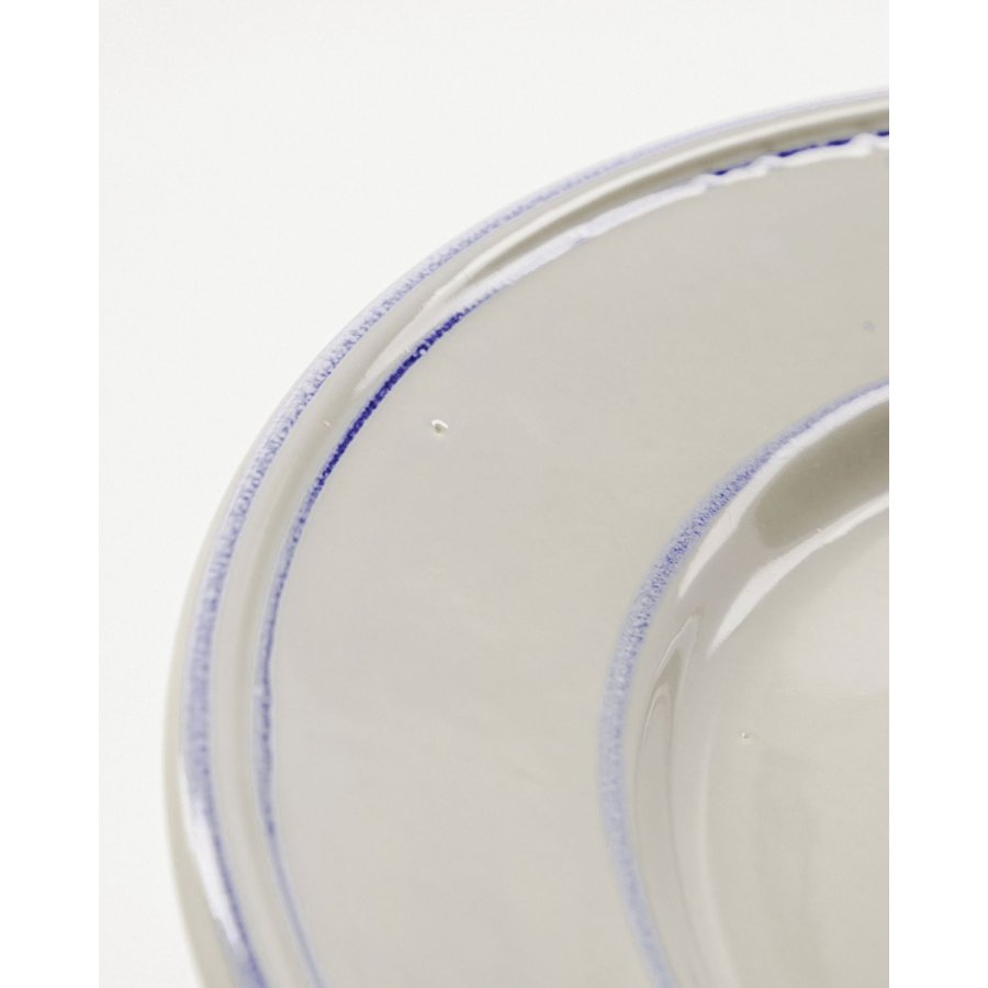 Nicolas Vah&eacute; Bistro Tallerken 2 stk. 27 cm, Bl�/Hvid