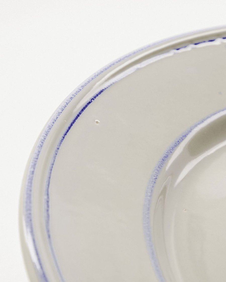 Nicolas Vah&eacute; Bistro Tallerken 2 stk. 27 cm, Bl�/Hvid