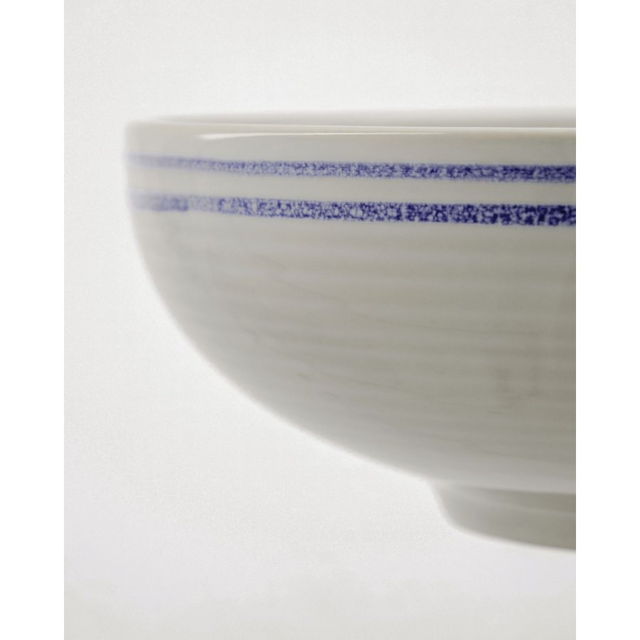 Nicolas Vah&eacute; Bistro Schale 2er Set �15,5 cm, Blau/Wei&szlig;