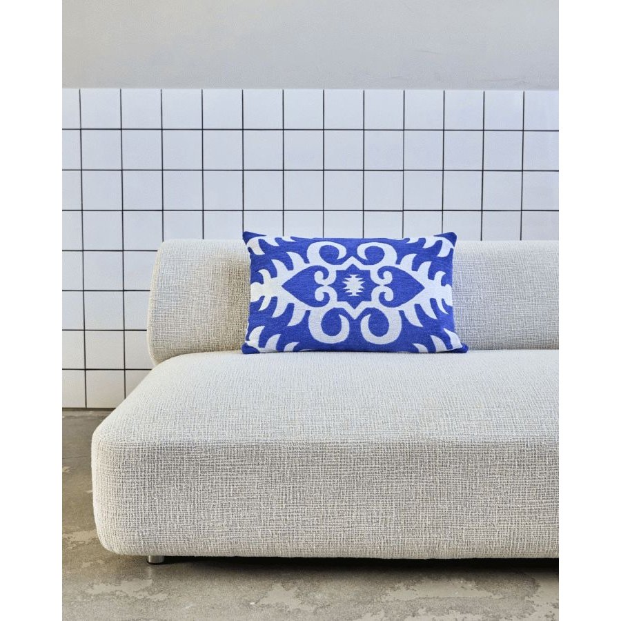 House Doctor Amici Pudebetr�k 40x60 cm, Bl�/R�hvid