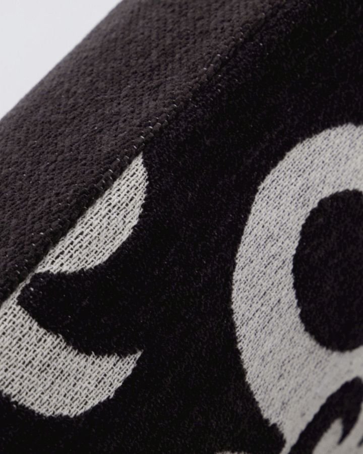 House Doctor Amici Pudebetr�k 40x60 cm, Sort/R�hvid