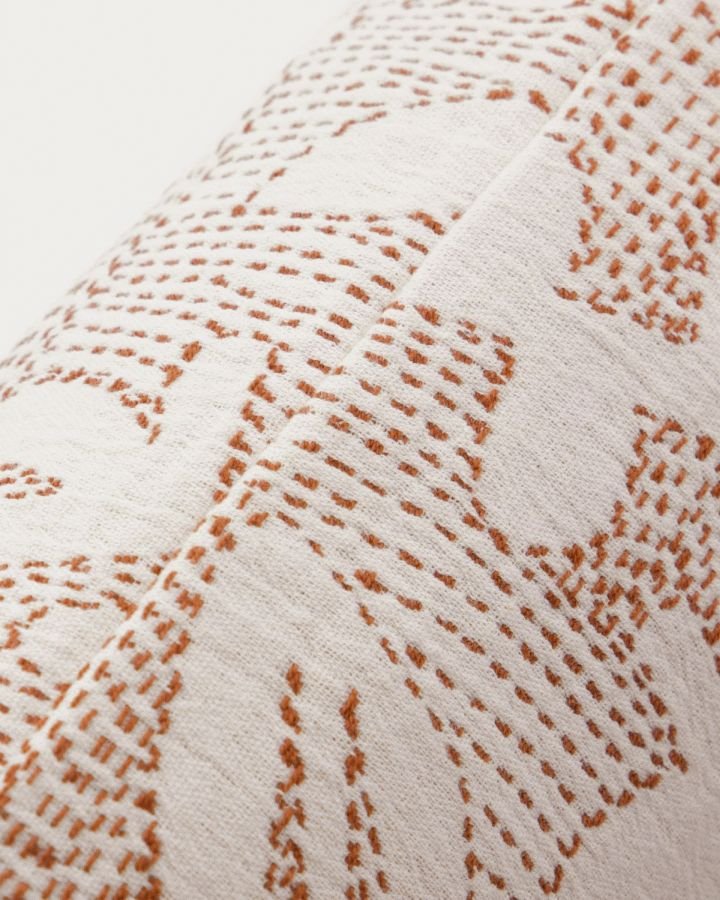 House Doctor Sari Pudebetr�k 30x50 cm, R�hvid/Brun