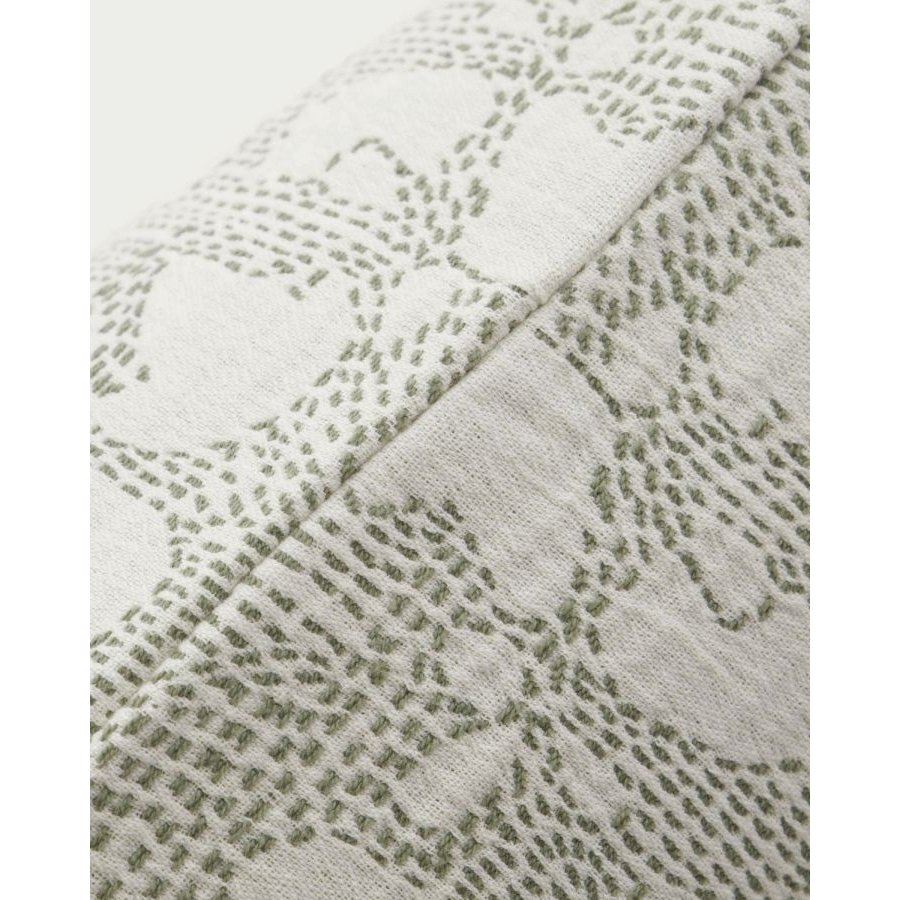 House Doctor Mori Pudebetr�k 40x60 cm, R�hvid/Kakifarvet