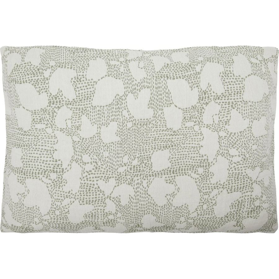 House Doctor Mori Pudebetr�k 40x60 cm, R�hvid/Kakifarvet