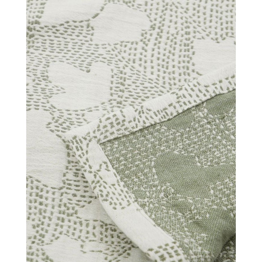 House Doctor Mori Senget�ppe 250x250 cm, R�hvid/Kakifarvet