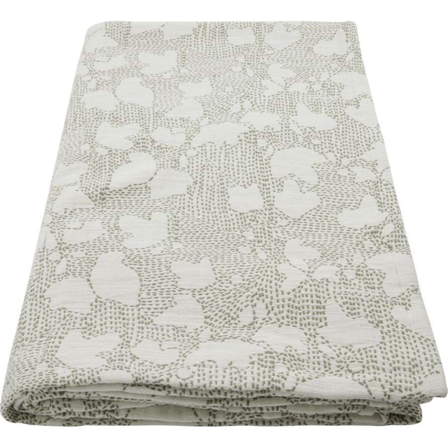 House Doctor Mori Senget�ppe 250x250 cm, R�hvid/Kakifarvet