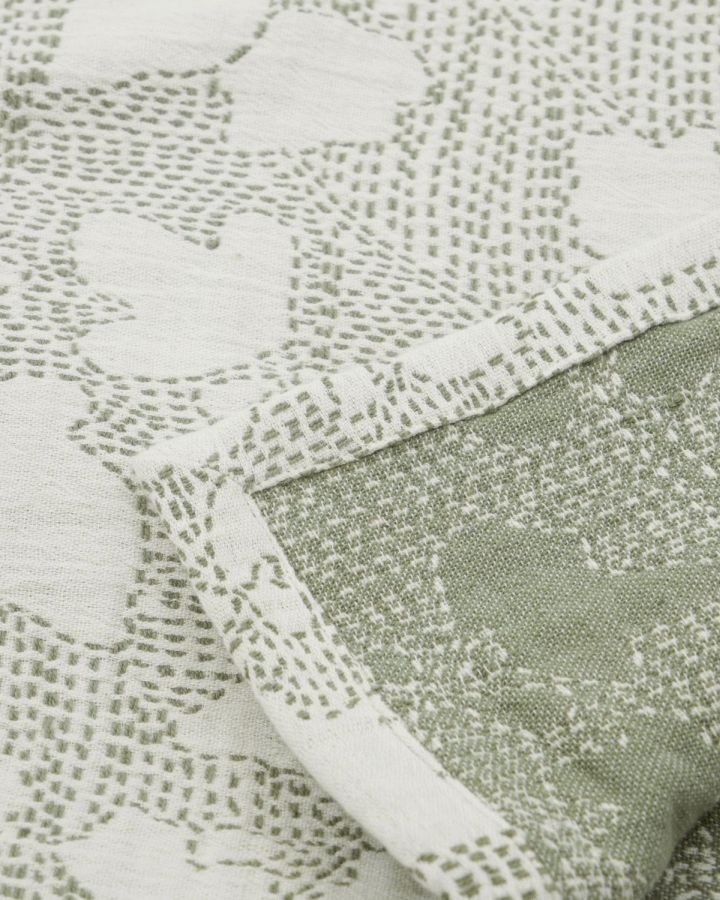 House Doctor Mori Senget�ppe 140x220 cm, R�hvid/Kakifarvet